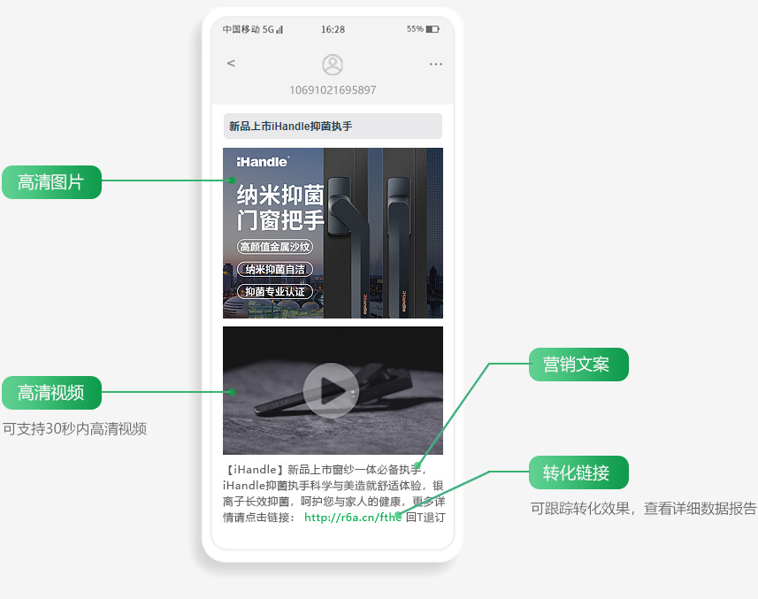 視頻短信群發(fā)